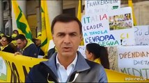 Coldiretti in piazza a Roma per sostenere legge contro cibo sintetico