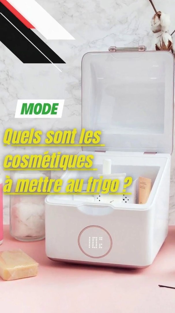 Ces cosmétiques à mettre au frigo 