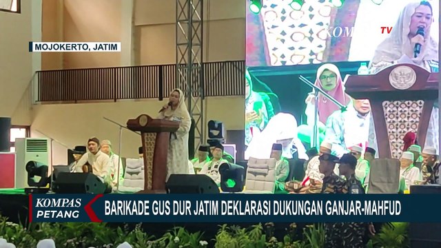 Barikade Gus Dur Jatim Deklarasikan Dukungan untuk Ganjar-Mahfud, Ini Kata Yenny Wahid