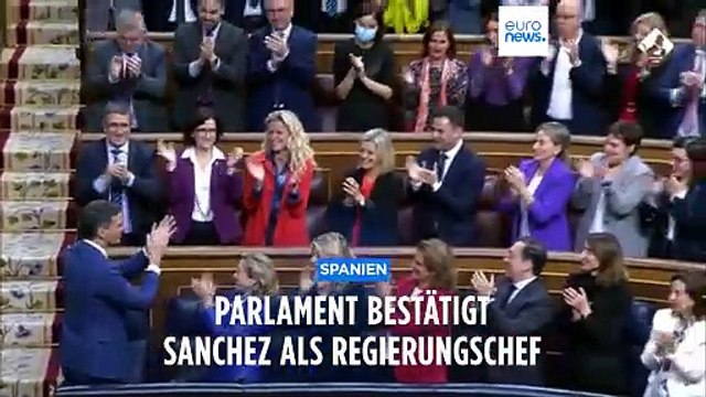 Spanien: Parlament wählt Pedro Sánchez erneut zum Regierungschef