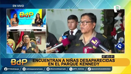 Gral. Malaver sobre menores halladas en Miraflores: "sería un caso de trata de personas"