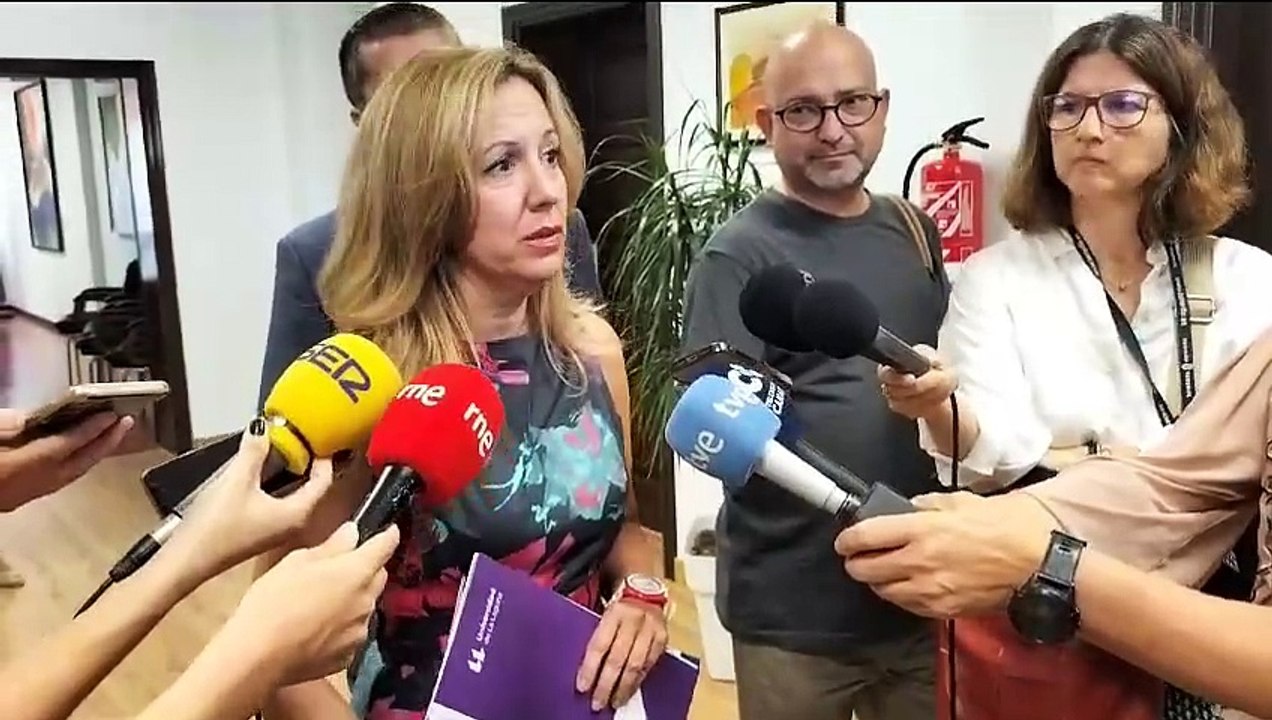 Rosa Dávila, presidenta del Cabildo de Tenerife, habla sobre el acuerdo con la ULL por la movilidad en Tenerife