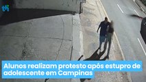 Alunos realizam protesto após estupro de adolescente em Campinas