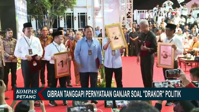 Respons Gibran Rakabuming Raka soal Ucapan Ganjar Pranowo soal Kondisi Politik yang Mirip 'Drakor'