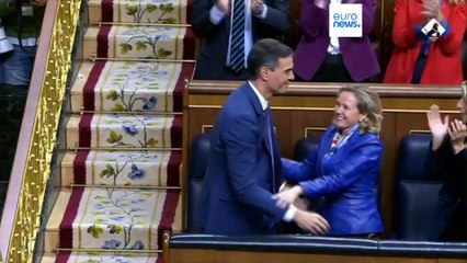 Pedro Sánchez es investido presidente del Gobierno de España con 179 votos a favor