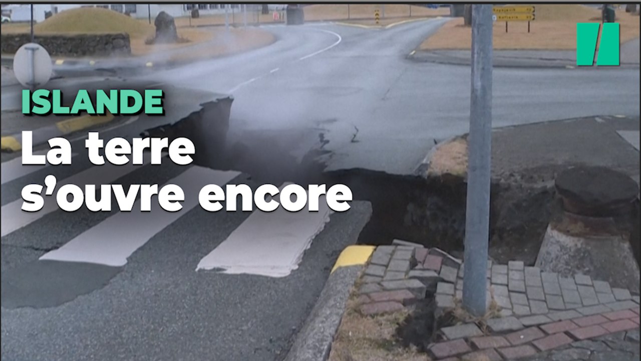 À Grindavik, menacée par l’éruption du volcan Fagradalsfjall, la faille s’agrandit
