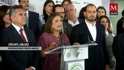 Dirigentes del FAM respaldan a Xóchitl Gálvez y presenta iniciativa sobre gobiernos de coalición