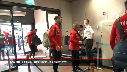 A Milli Takım, Almanya'ya hareket etti