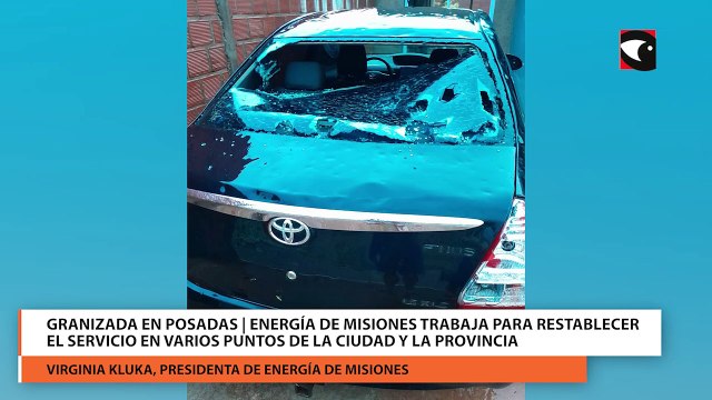 Granizada en Posadas | Energía de Misiones trabaja para restablecer el servicio en varios puntos de la ciudad y la provincia