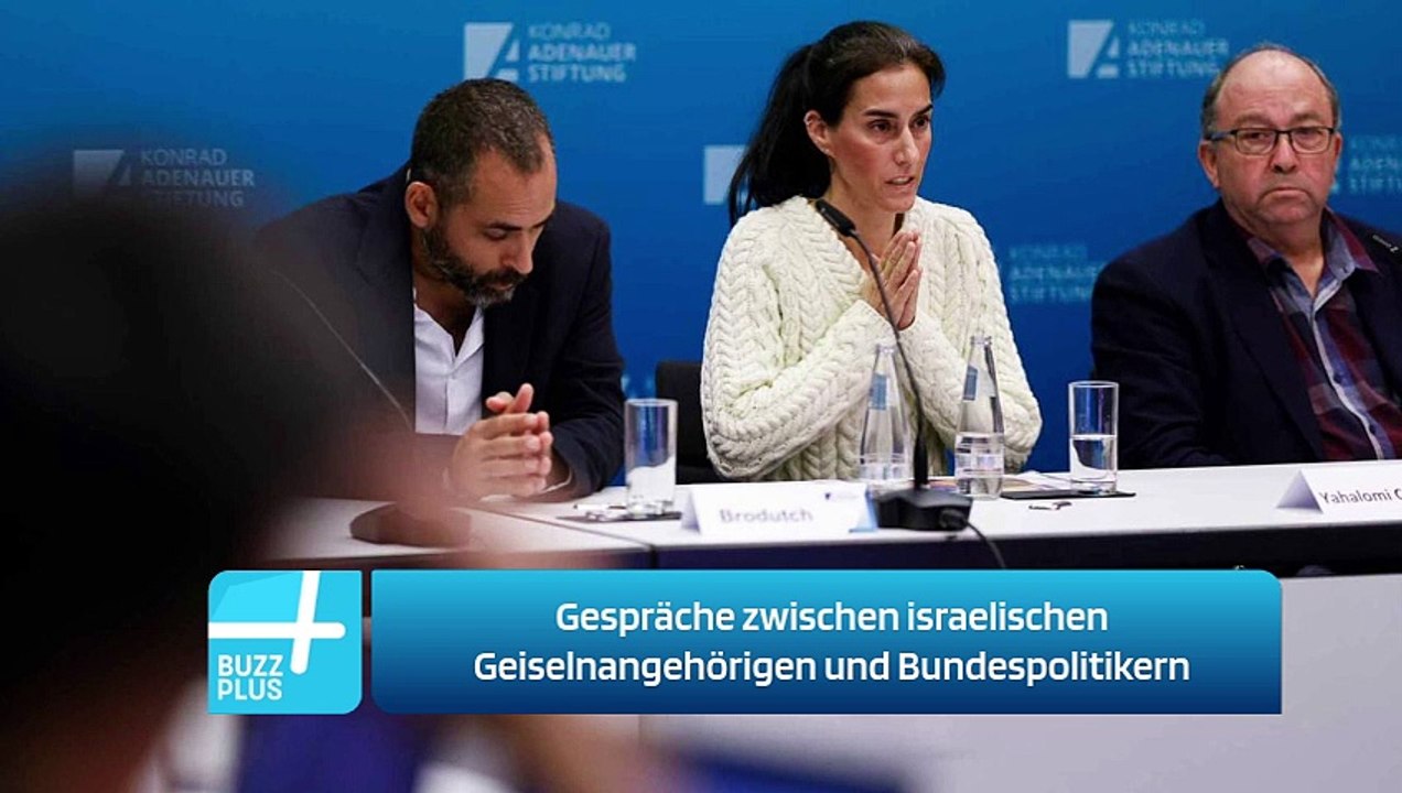 Gespräche zwischen israelischen Geiselnangehörigen und Bundespolitikern