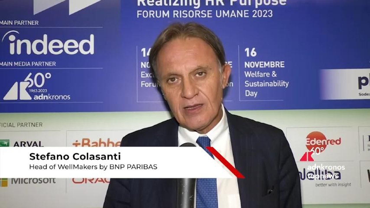 Forum Risorse Umane, Colasanti (WellMakers by Bnp Paribas): "Essere partner delle proprie persone è sfida principale"