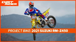 2021 Suzuki RM-Z450 Project Bike Riding Impression