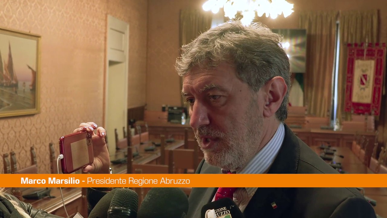 Sisma 2016, Marsilio "Bando da oltre 3 milioni per le imprese colpite"