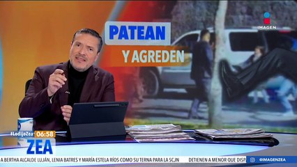 Guaruras golpean a un hombre frente a su hija en CDMX