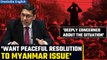 India Calls for Peaceful Resolution in Escalating Myanmar Civil Unrest| OneIndia News