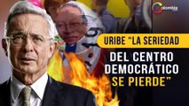 Álvaro Uribe rechazó quema de muñeco con imagen de Gustavo Petro