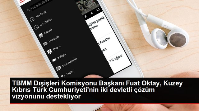 TBMM Dışişleri Komisyonu Başkanı Fuat Oktay, Kuzey Kıbrıs Türk Cumhuriyeti'nin iki devletli çözüm vizyonunu destekliyor