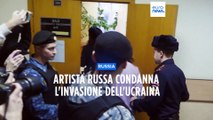 Artista russa contro la guerra in Ucraina, arrestata