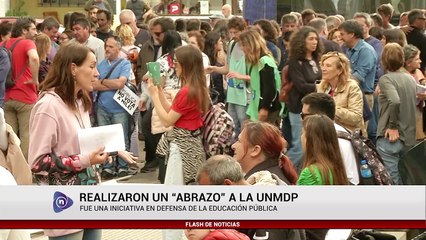 REALIZARON UN “ABRAZO” A LA UNMDP