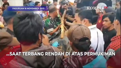 Kesaksian Warga Lihat Detik-detik Pesawat TNI AU Terbang Rendah