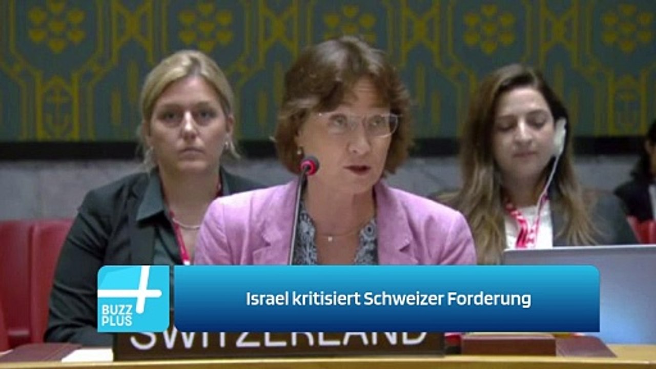 Israel kritisiert Schweizer Forderung