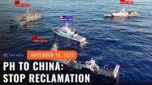 Philippines to China: Remove illegal structures, stop reclamation in South China Sea