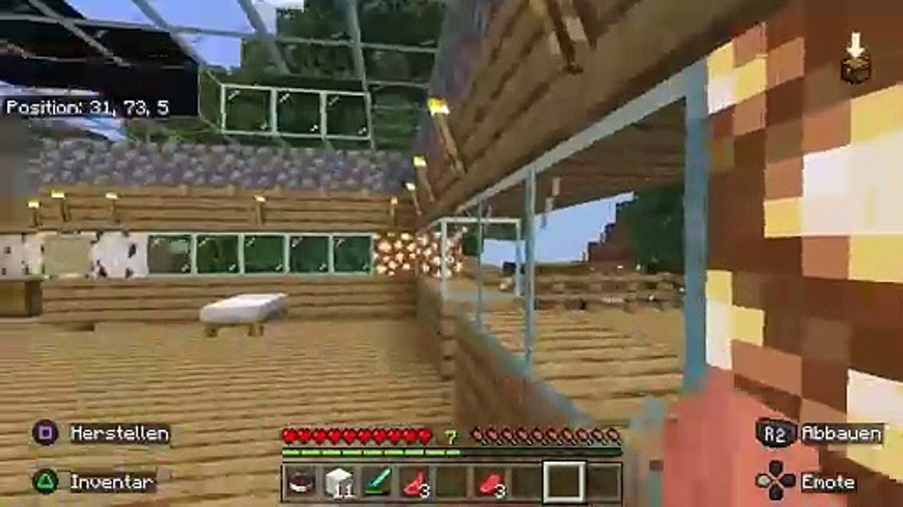 Jüngste minecraft spielerin baut  part 2