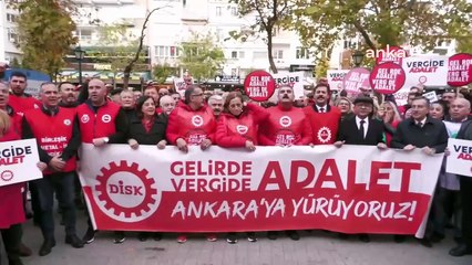 La marche du disque d'Istanbul à Ankara a lieu à Eskişehir.
