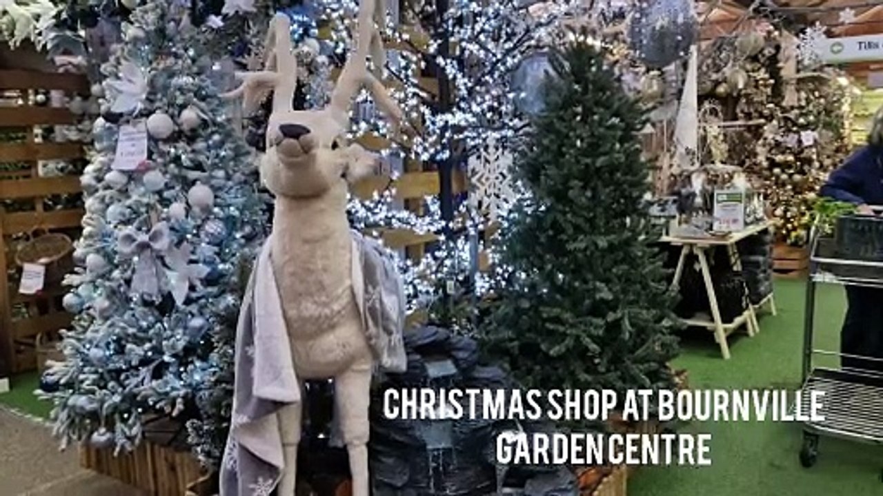 Take a tour around the Christmas Shop at Bournville Garden Centre ...