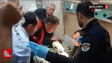 Şanlıurfa’da yemek yaparken elini karıştırıcıya sıkıştırdı