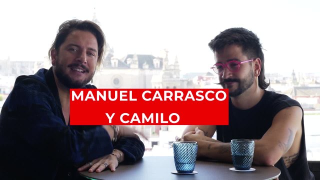 Entrevista Manuel Carrasco y Camilo en los Latin Grammys