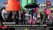 Habitantes de Atizapán bloquean autopista Chamapa-Lechería, protestan por falta de agua