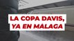 La Copa Davis ya está en Málaga tras el viaje en AVE desde la estación de Atocha, Madrid