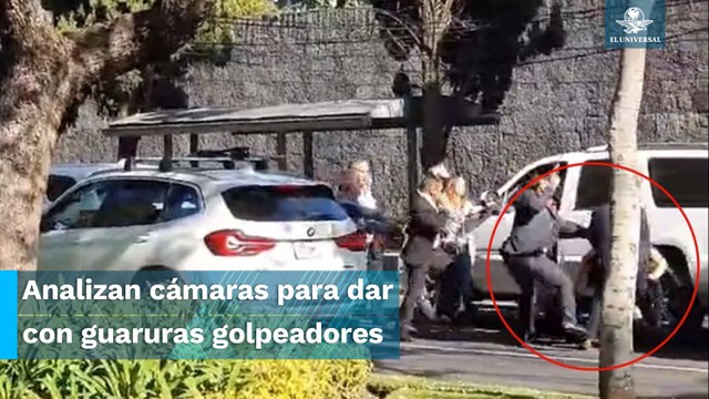 Buscan a escoltas que golpearon a conductor en Reforma