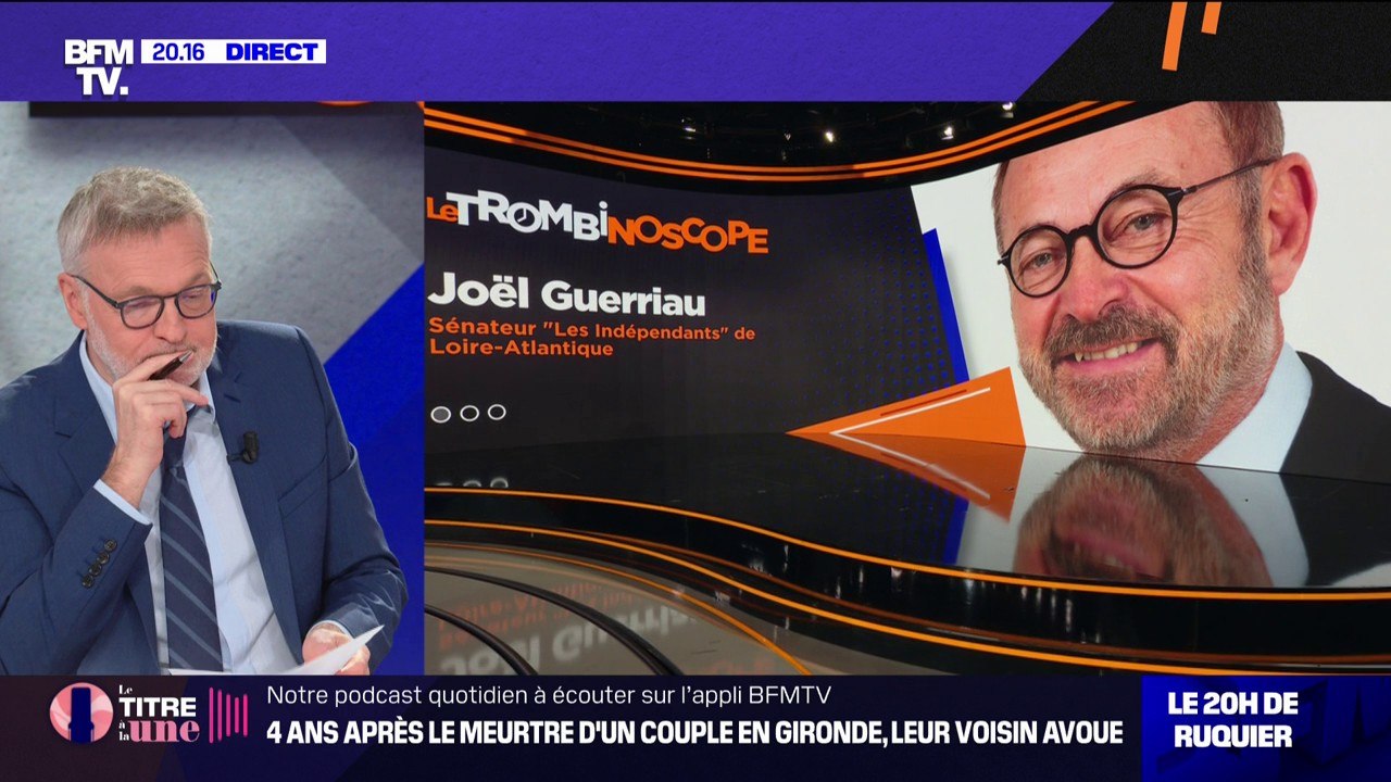 LE TROMBINOSCOPE - Le sénateur "Les indépendants" de Loire-Atlantique, Joël Guerriau, accusé d'avoir drogué une députée