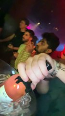 Forehead Bonked By Moving Bottle