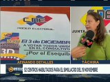 Táchira | CNE de la entidad habilita 52 centros de votación en los 29 municipios del estado