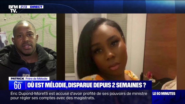 J'étais persuadé qu'elle allait revenir : Le frère de Mélodie, mère de famille marseillaise de 34 ans disparue depuis le 3 novembre, s'exprime sur BFMTV
