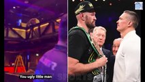 Tyson Fury calls Oleksandr Usyk an 'ugly little SAUSAGE man' as the Gypsy King hurls insults at his rival ahead of press conference confirming their long-awaited clash