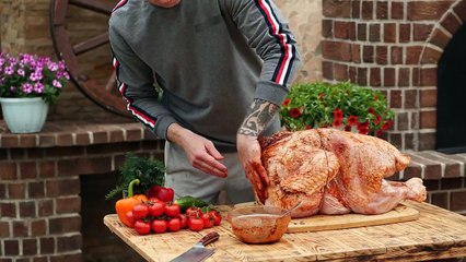 Fried the Turkey under a thick layer of Salt in the Oven_ Incredible taste