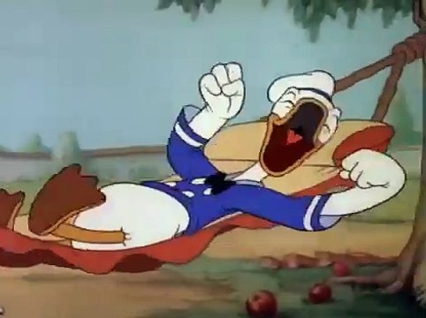 Kalle Anka sover middag