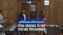 ICJ orders Syria to do all it can to prevent torture