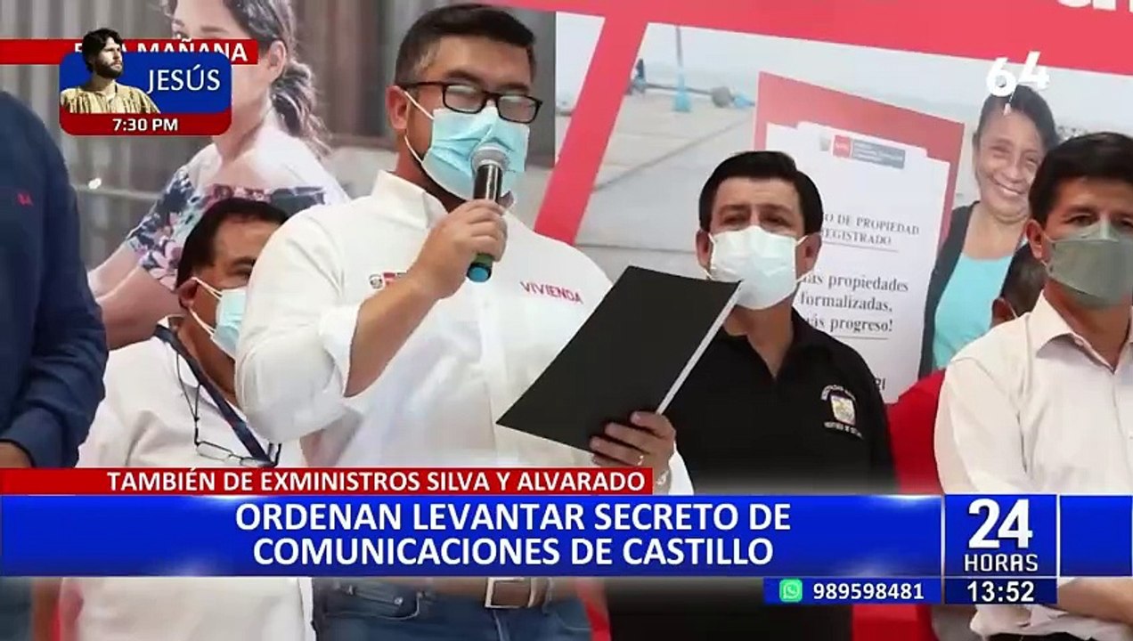 Pedro Castillo: Poder Judicial dispuso levantar secreto de comunicaciones del expresidente