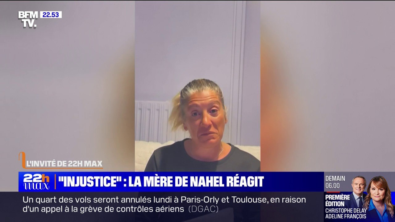 La mère de Nahel dénonce "une véritable injustice" après la libération sous contrôle judiciaire du policier auteur du tir qui a tué son fils