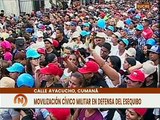 Sucre | Pueblo de Cumaná salió a marchar en respaldo a la defensa del territorio Esequibo