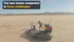 F1 drivers take Hovercrafts for a spin in Nevada desert ahead of first ever Las Vegas Grand Prix