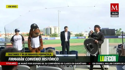 Sultanes de Monterrey y Pensacola Blue Wahoos firmarán convenio para una serie de partidos