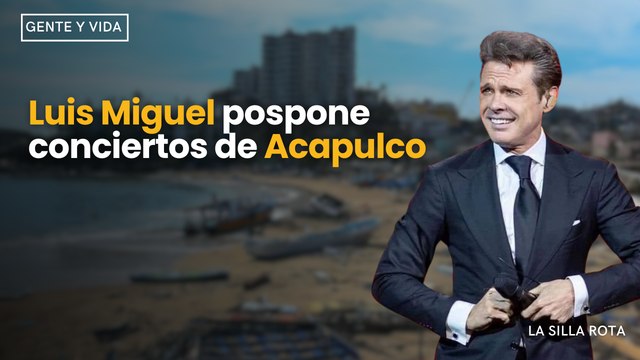 Luis Miguel pospone conciertos de Acapulco
