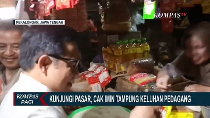 Kunjungi Pasar di Pekalongan, Cak Imin Tampung Keluhan Pedagang
