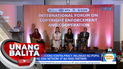 Voluntary site blocking kontra-piracy, inilunsad ng IPOPHL katuwang ang GMA Network at iba pang partners | UB